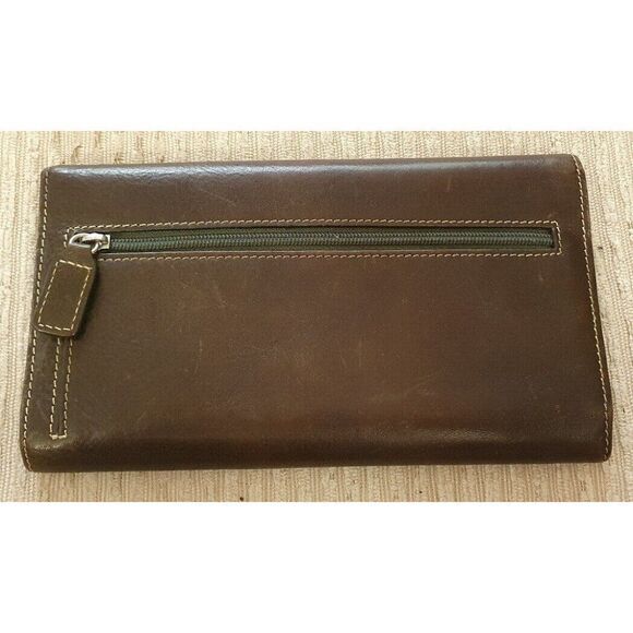 TUSK BROWN LEATHER WALLET - Picture 3 of 9